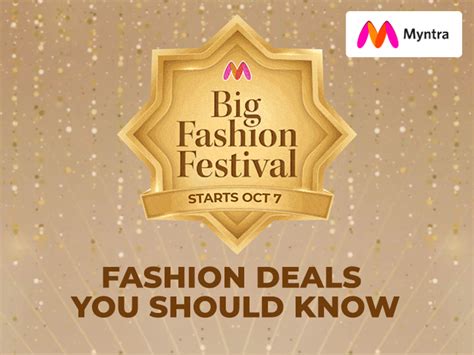 Myntra Big Fashion Festival 2023 : Fashion Deals You Should Know - CD Blog