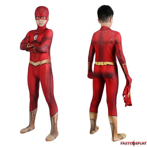 The Flash Season 8 Barry Allen Flash Kids Jumpsuit