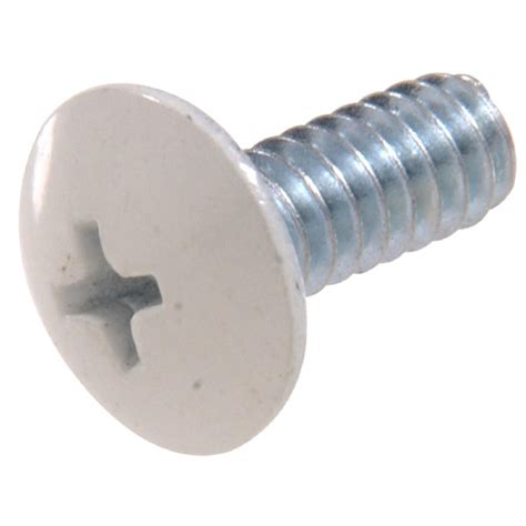 White Screw for Ceiling Fan Installations (#10-24 x 1/2 in.) | City Mill