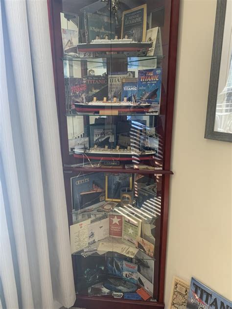 My Titanic collection in my office! : r/titanic