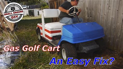 Yamaha G2 Gas Golf Cart - Will It Run? - YouTube