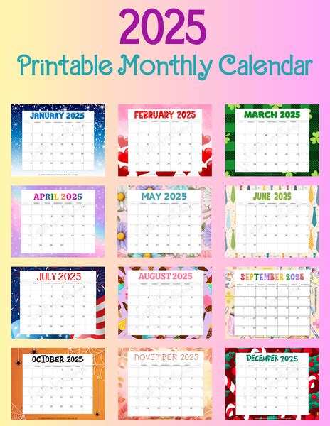 Printable 2025 Calendar - prntbl.concejomunicipaldechinu.gov.co