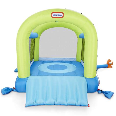 Buy Little Tikes Splash n' Spray Indoor/Outdoor 2-in-1 Inflatable Bouncer, 108.00”L x 84.00”W x ...