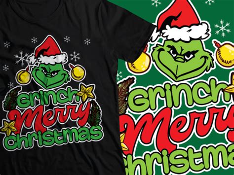 merry grinch christmas t-shirt design - Buy t-shirt designs