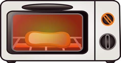 Cute Appliance Oven Kitchen Machine Image Vector Illustration - Clip Art Library