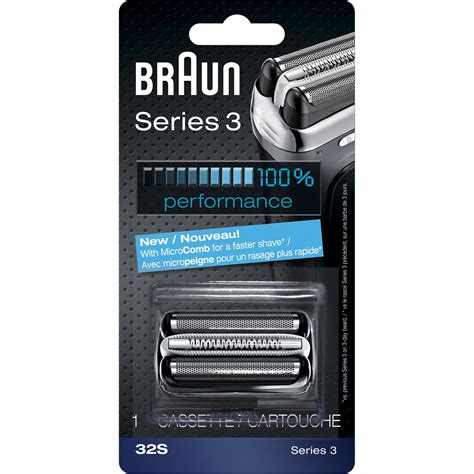 Braun Shaver Replacement Part 32 S Silver - Compatible with Series 3 ...