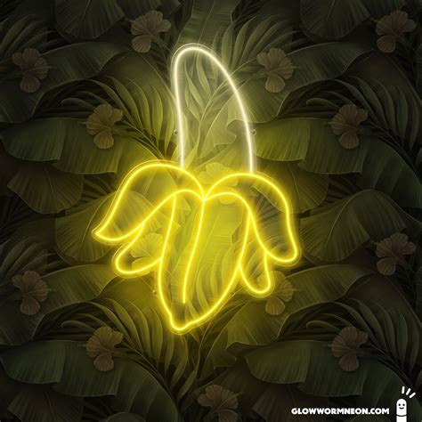 Banana Neon Sign | Glowworm Neon