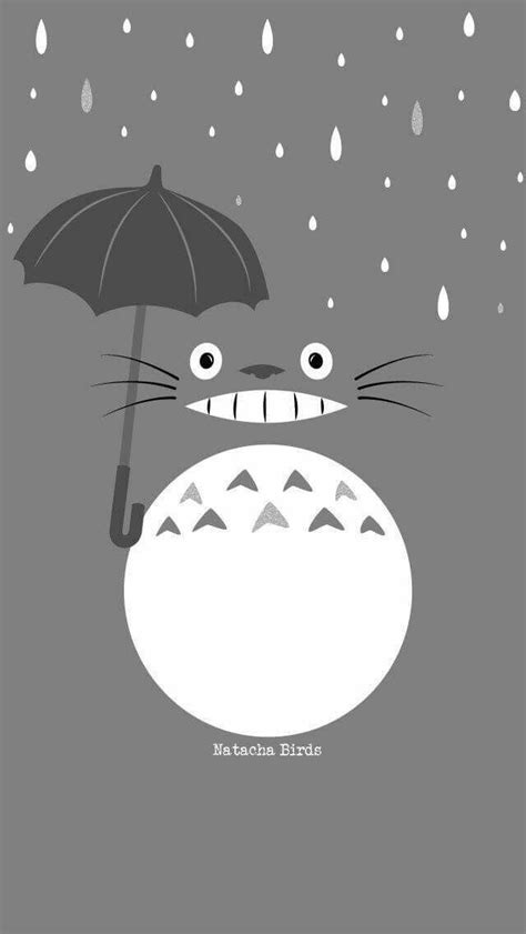 Gray Totoro wallpaper lock screen | Totoro, Samsung wallpaper, Chat wallpaper whatsapp