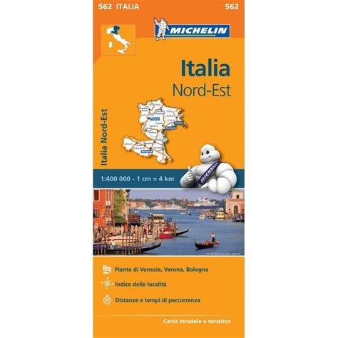 Michelin Regional Road Map 562: Italy Northeast