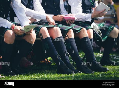 Scottish wedding, men in kilts Stock Photo - Alamy