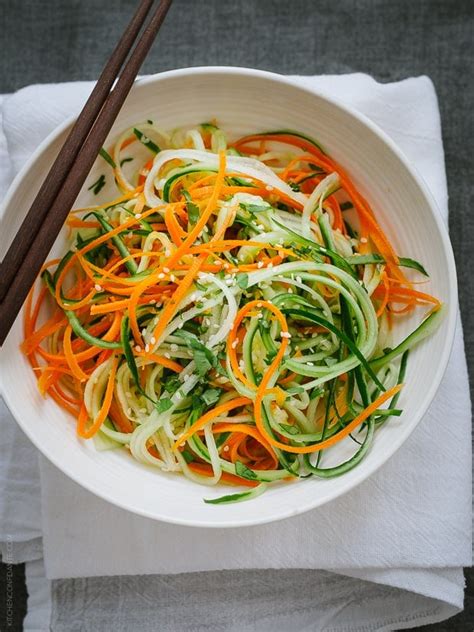 Asian Cucumber Carrot Slaw | Kitchen Confidante