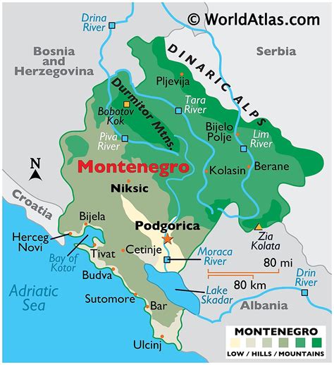 Montenegro Maps & Facts - World Atlas