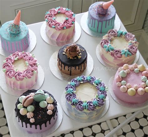 Small Cake Ideas | Tiny cakes, Yummy cakes, Cake desserts