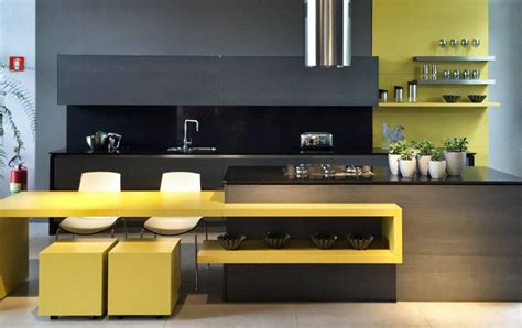 Yellow Kitchen Designs, Yellow Kitchen Decor, Kitchen Room Design ...