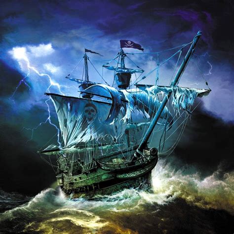 Old Sailing Ships in Storms | 30 Amazing Illustration Artwork About Old Ship Design Inspirator ...