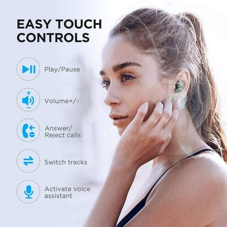 【2020 Upgraded Version】Bluetooth 5.0 True Wireless Earbuds in-Ear Headsets，Wireless Stereo ...