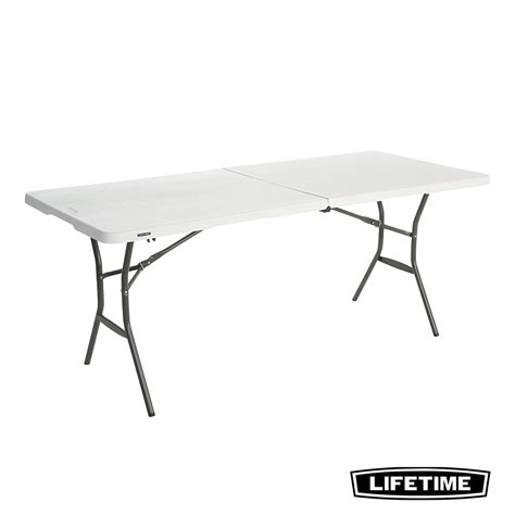 Lifetime USA 6Feet Fold in Half Table - White | Lazada PH