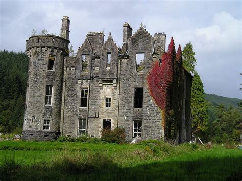 Ancient to Medieval (And Slightly Later) History - Back view of Dunans Castle Dunans Castle is an...