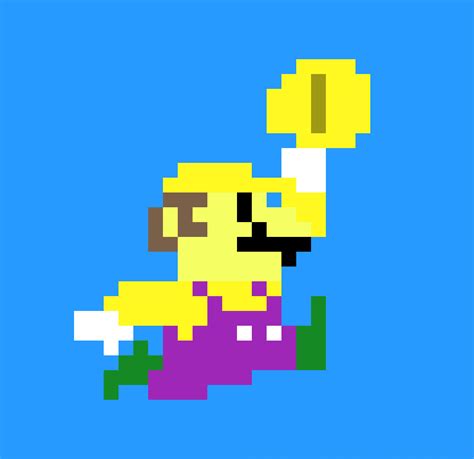 8-bit Wario | Pixel Art Maker