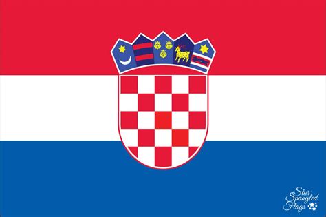 Flag of Croatia - StarSpangledFlags.com