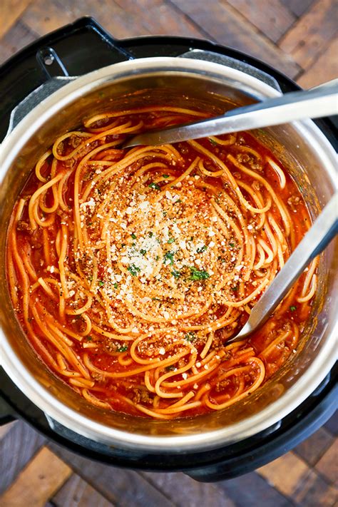 Instant Pot Spaghetti Pressure Cooker Spaghetti - No. 2 Pencil