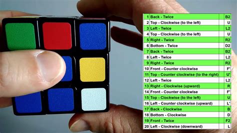 How to scramble a Rubik's cube 3X3 - YouTube