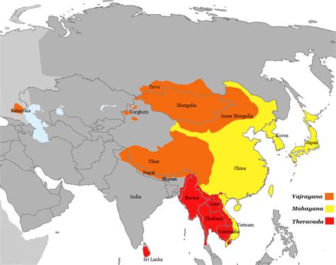 PRAY FOR 3 MAIN BRANCHES OF BUDDHISM.