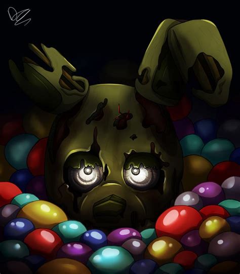 Obligatory Into the Pit remake, but it's Springtrap | Fnaf wallpapers, Five nights at freddy's, Fnaf