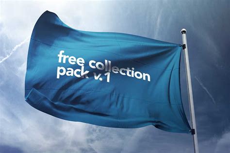 Download This Flag Mockup Free PSD For Your Presentation - Designhooks