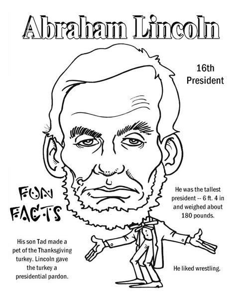 Abraham Lincoln Worksheets - Best Coloring Pages For Kids