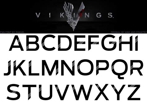 Vikings Fan Font by RamaelK on DeviantArt