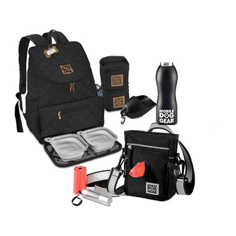 Mobile Dog Gear Backpacks | Dog Weekender Backpack, Walking Bag & Water Bottle - Dpl Benchmark