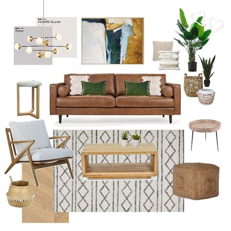 Modern Living Room Interior Design Mood Board by Tatiana_Suson | Style Sourcebook in 2022 ...