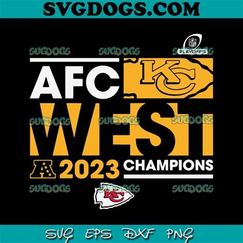 Kansas City Afc West Champions 2023 SVG PNG