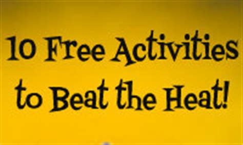 10 Free Activities to Beat the Heat