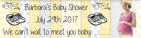 Baby Shower 2 Baby Shower Party Banners | Personalised Party Banners [] - €14.99 : Personalised ...