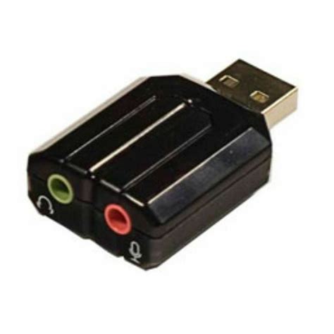 Syba USB Stereo Audio Adapter C-Media Chipset RoHS Online Gaming USB ...