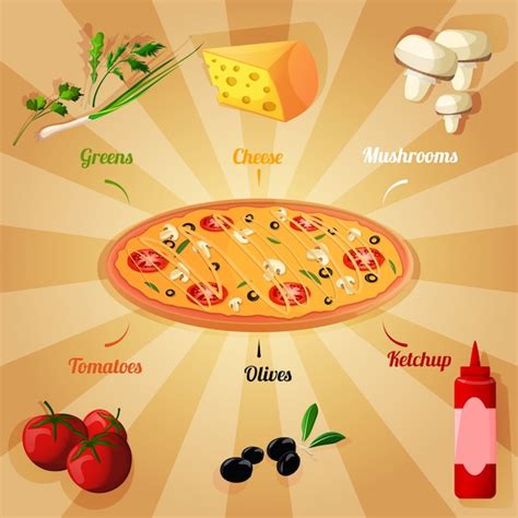 Pizza ingredients red Vectors & Illustrations for Free Download | Freepik