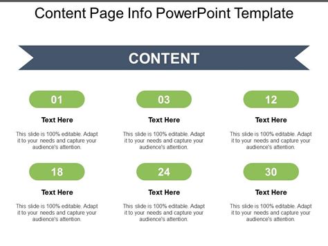 Content Page Info Powerpoint Template | PowerPoint Presentation Slides ...