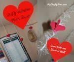 Hanging Hearts Decor DIY Valentine - My Crafty Zoo