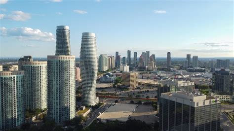 Downtown Mississauga, Ontario, Canada. The skyline as seen from | Pre ...