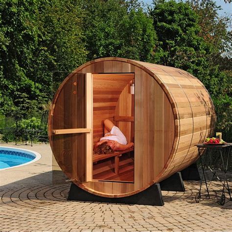 Unique Outdoor Wooden Barrel-Shaped Saunas (With images) | Barrel sauna, Building a sauna ...