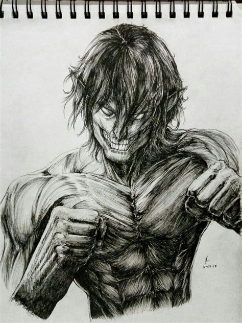 Attack On Titan Drawing Creative Art - Drawing Skill