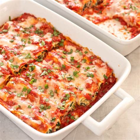 Baked Manicotti with Spinach | America's Test Kitchen Recipe