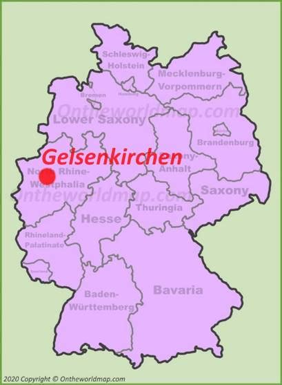 Gelsenkirchen Map | Germany | Maps of Gelsenkirchen