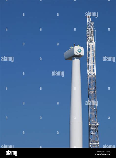 Wind Farm Construction Stock Photo - Alamy