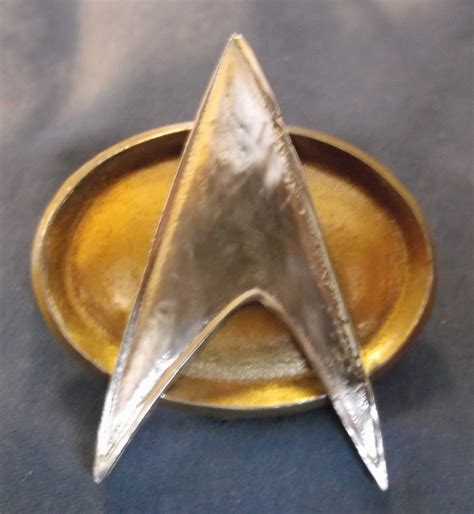 Star Trek Com badge pin Rare Handmade