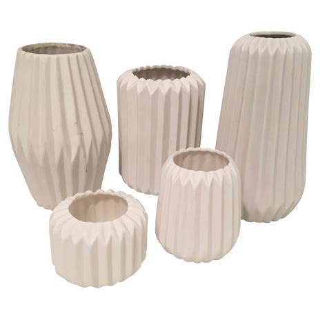 Fluted Ceramic Vase | Cabana Home