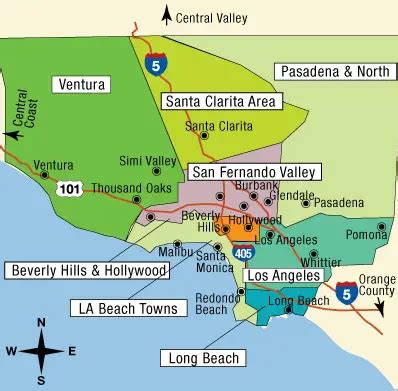 Los Angeles Tourist Maps - California Vacation Planning