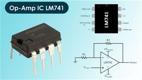 Op Amp IC 741 Basics, Characteristics, Pins & Applications